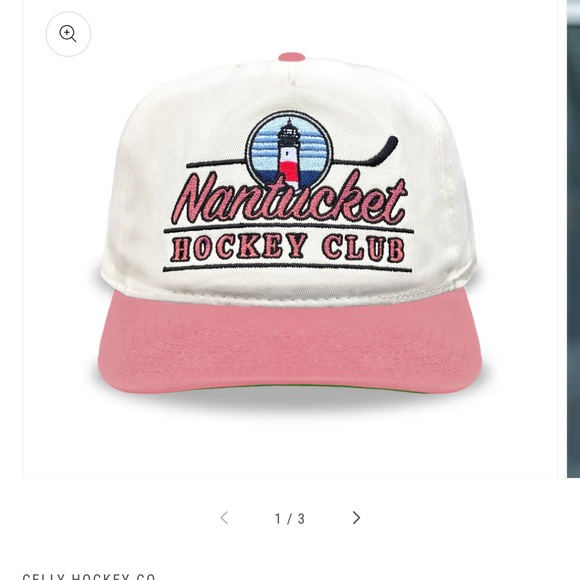 Celly Hockey Co. Nantucket Hockey Club Pink hat - Picture 5 of 5